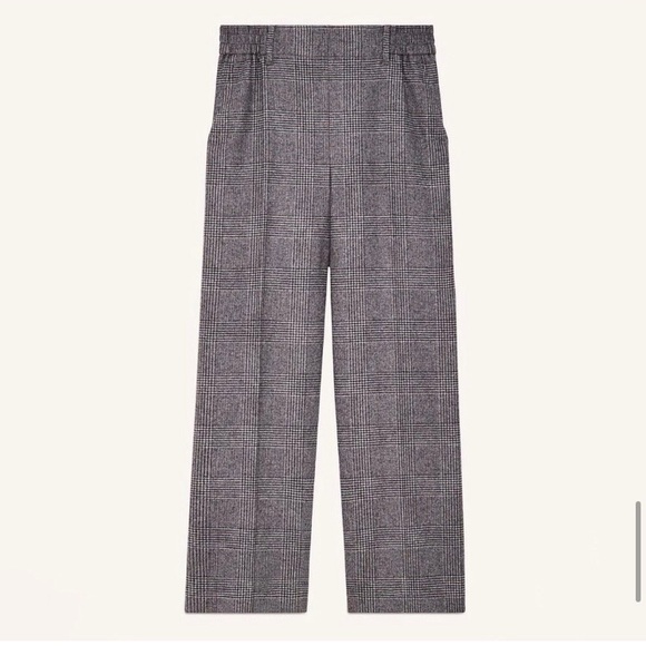 💕HOST PICK💕Wilfred Easy Wool Plaid Pants - Picture 3 of 16